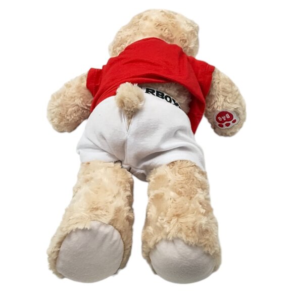Build-a-bear BAB I Love You More Plush Bear Beige Red Shirt 15 inch Love - Picture 3 of 14